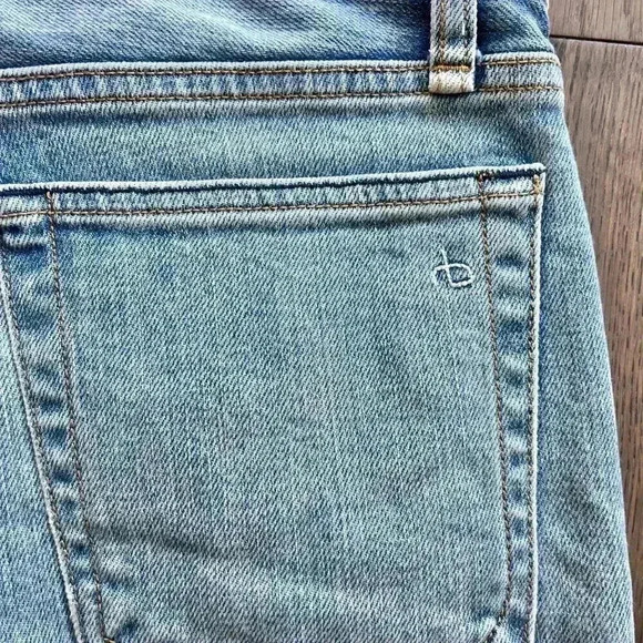 Rag & Bone Fit 2 Slim High Rise Button Fly Size 32 Straight Denim in Fire Island - Picture 5 of 8